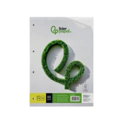 Papel Liderpapel Din-A4 80 gr . 4 TALADROS Y 100 HOJAS