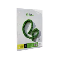 Papel Liderpapel Din-A4 80 gr . 4 TALADROS Y 100 HOJAS