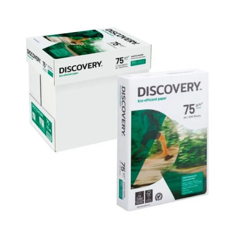 Papel multifuncion A4 Discovery 75 g/m2