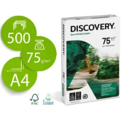 Papel multifuncion A4 Discovery 75 g/m2