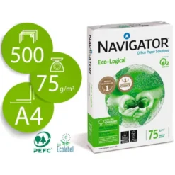 Papel multifuncion A4 eco-logical Navigator 75 g/m2