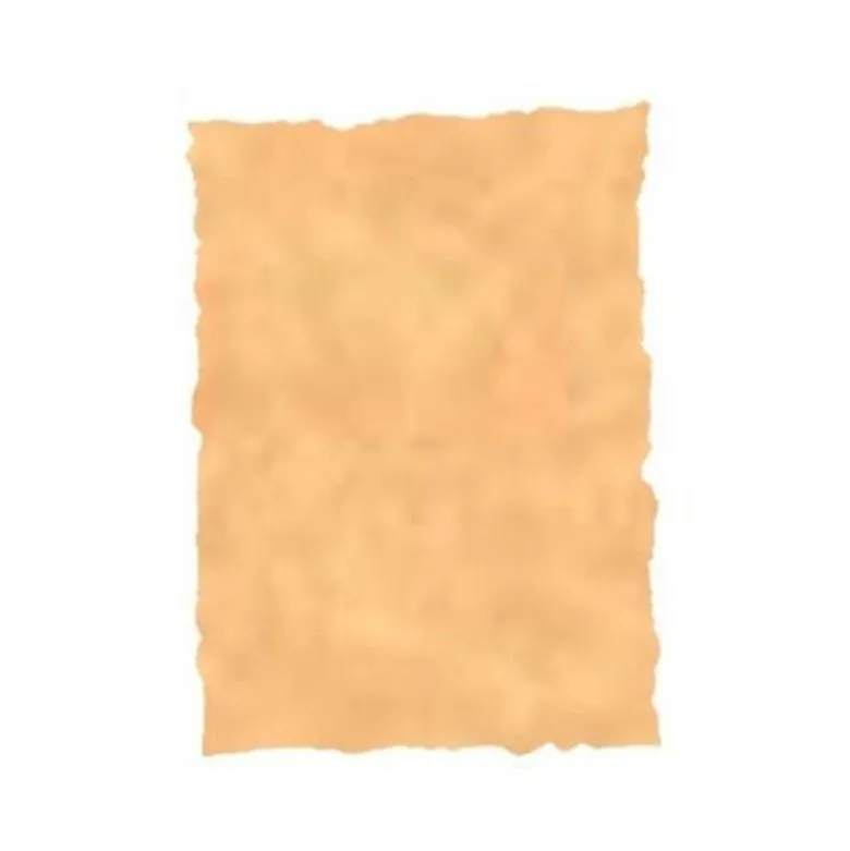 Papel pergamino DIN A4 troquelado color Ocre parchment