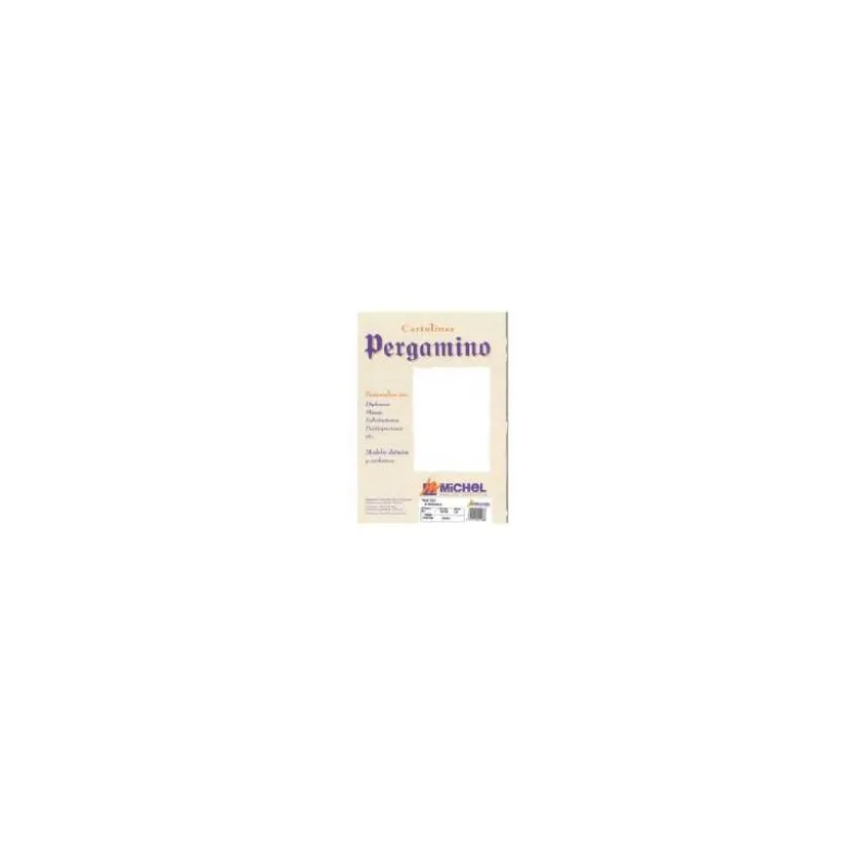 Papel pergamino DIN A4 troquelado color Blanco rustico