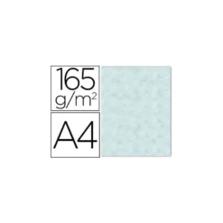 Papel Pergamino Liderpapel DIN A4 165g/m2 Color Azul Pack de 25 Hojas Con Bordes