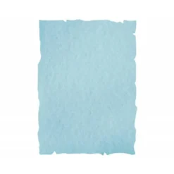 Papel Pergamino Liderpapel DIN A4 240g/m2 Color Azul Pack de 10 Hojas Con Bordes