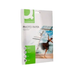 Papel Q-Connect foto glossy kf01103 DIN A4 digital photo. Bolsa de 20 hojas de 180 gr