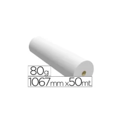 Papel reprografia opaco para plotter Navigator 80 g/m2, 1067 mm x 50 m
