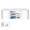 PAPEL SECAMANOS AMOOS INDUSTRIAL 2 CAPAS 32G/M2 BLANCO 90 MT PAQUETE DE 6 ROLLOS