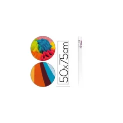 Papel seda Liderpapel Blanco 17G/M2 Rollo de 24 hojas