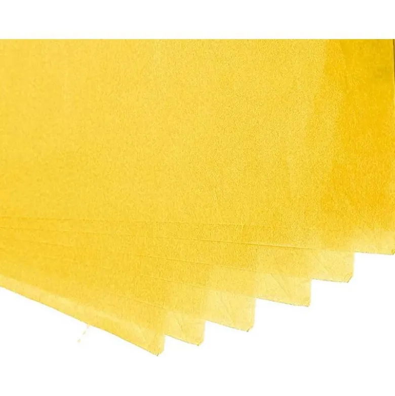 Papel seda marca Liderpapel amarillo paquete 5 hojas