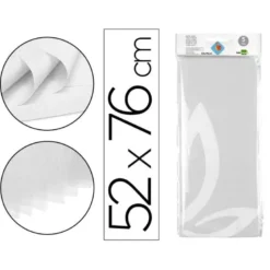 Papel seda marca Liderpapel blanco paquete 5 hojas