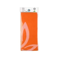 Papel seda marca Liderpapel naranja paquete 5 hojas