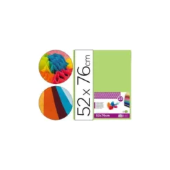 Papel seda marca Liderpapel verde paquete 25 hojas