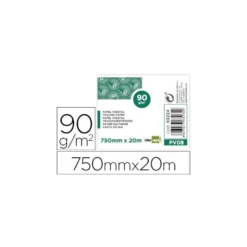 Papel vegetal en rollo Liderpapel 750mmx20m gramaje 90g/m2