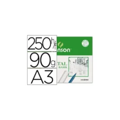 Papel vegetal Guarro A3 gramaje 90-95 g/m2 Hoja