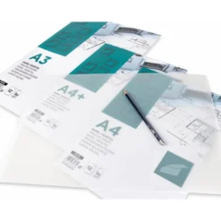 Papel vegetal Liderpapel A3 297x420mm 90g/m2 12 hojas