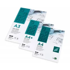 Papel vegetal Liderpapel A3 297x420mm 90g/m2 12 hojas
