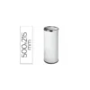Paraguero metalico 301 blanco aros cromados 50x21,5 cm.
