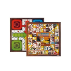 PARCHIS CON OCA FOURNIER 4 JUGADORES 40X40 CM