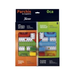 Parchis con oca tablero pequeño 42,5x33x4,45 cm