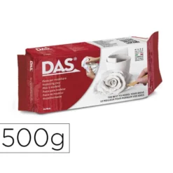 Pasta blanca para modelar Das Color Blanco de 500 gr