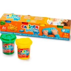 PASTA DE MODELAR CARIOCA BABY DO 150 ML CAJA DE 4 UNIDADES COLORES SURTIDOS