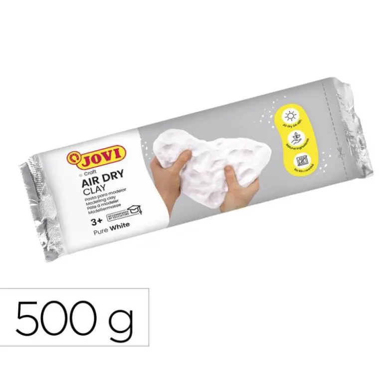 Pasta Jovi para modelar color blanco 500 gr