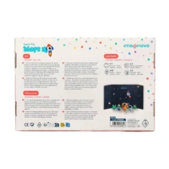 PASTA PARA MODELAR IMAGINOVO DE SECADO AL AIRE SET DE 12 COLORES SHAPE IT SPACE TRIP HERRAMIENTAS E INSTRUCCIONES