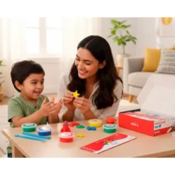 PASTA PARA MODELAR IMAGINOVO DE SECADO AL AIRE SET DE 12 COLORES SHAPE IT SPACE TRIP HERRAMIENTAS E INSTRUCCIONES