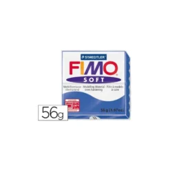 Pasta para modelar Staedtler Fimo Soft azul brillante 56 gr