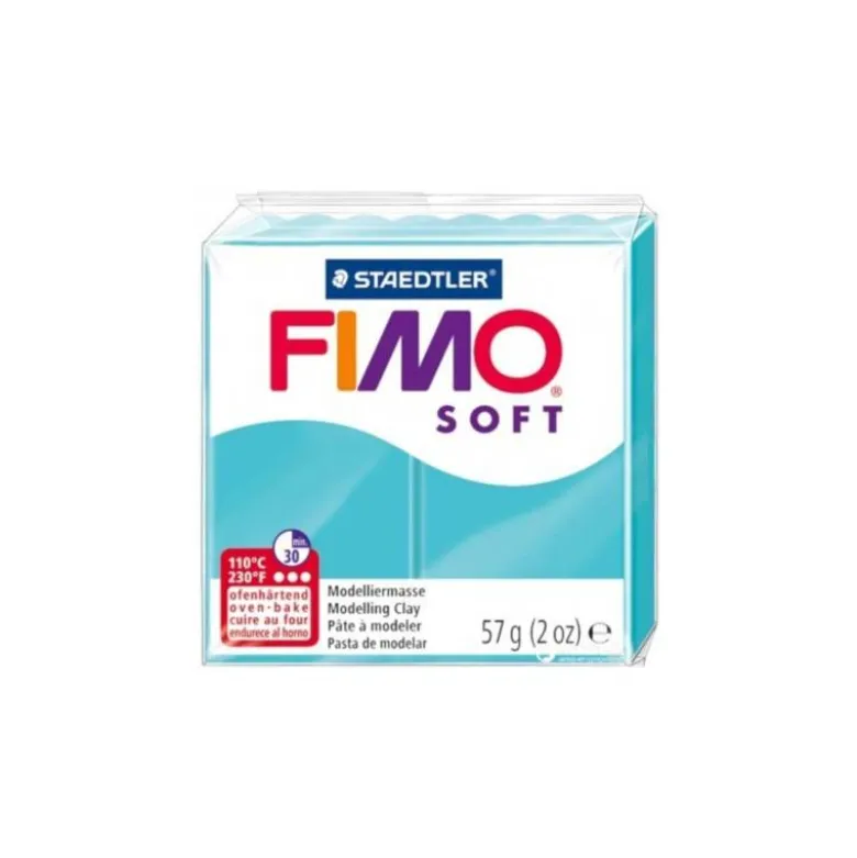 Pasta para modelar Staedtler Fimo Soft verde menta 56 gr
