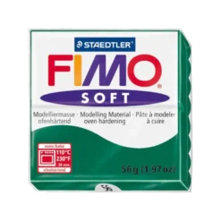 Pasta para modelar Staedtler Fimo Soft verde esmeralda 56 gr