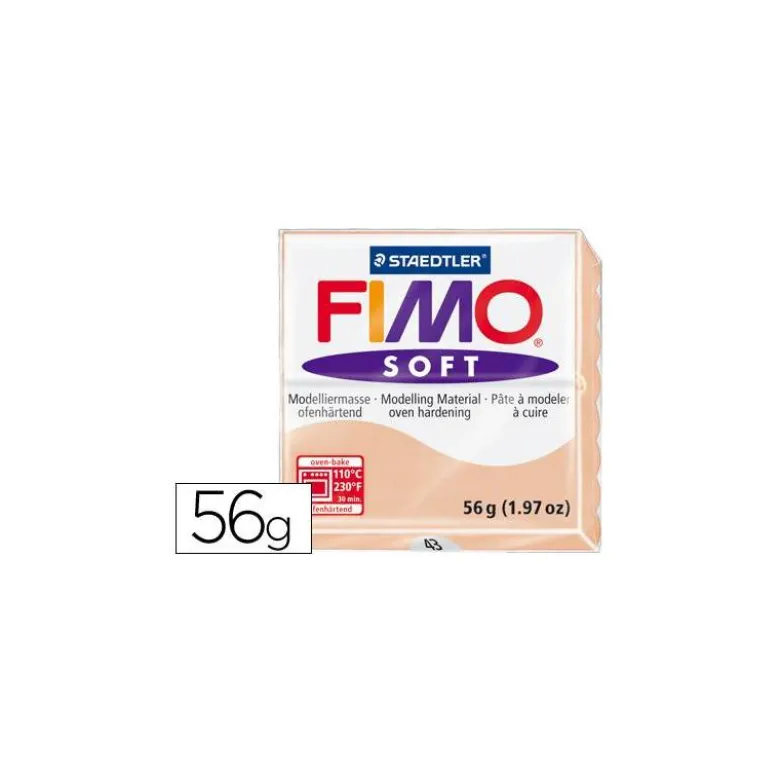 Pasta para modelar Staedtler Fimo soft Color carne 56 gr