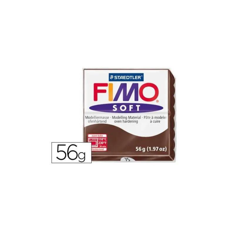 Pasta para modelar Staedtler Fimo soft Color chocolate 56 gr
