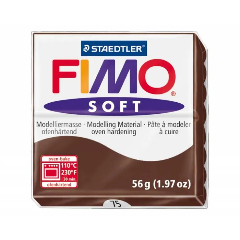Pasta para modelar Staedtler Fimo soft Color chocolate 56 gr