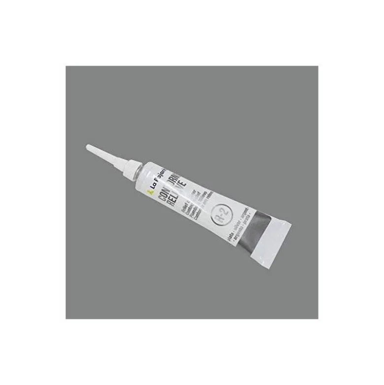 Pasta relieve La Pajarita 20 ml color plata