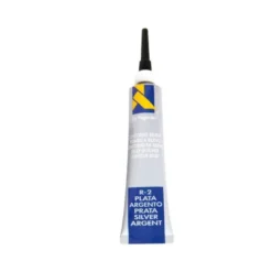 Pasta relieve La Pajarita 20 ml color plata