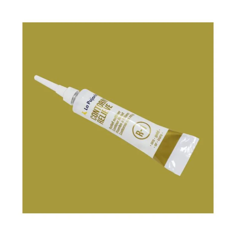 Pasta relieve La Pajarita 20 ml color oro