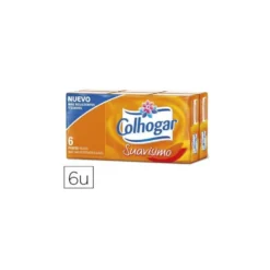 Pañuelos de papel colhogar compacto blanco 4 capas 1 envase 6 paquetes