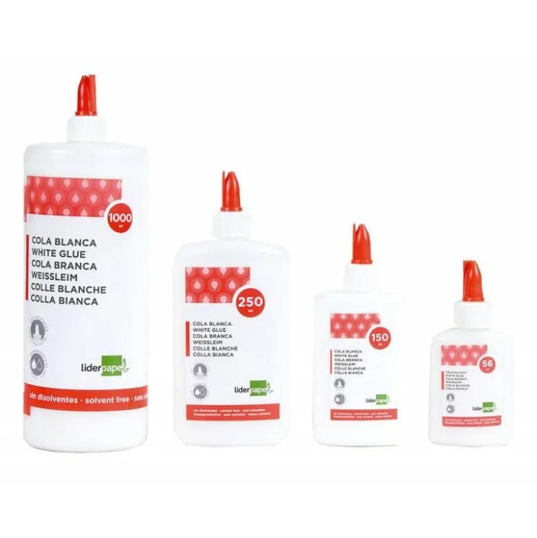 Pegamento cola blanca lavable liderpapel bote 56 ml