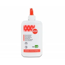 Pegamento cola blanca lavable marca Liderpapel 250 ml