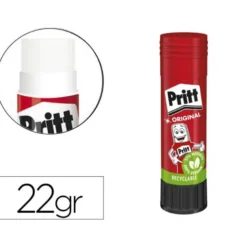 Pegamento en barra marca Pritt de 22 gr