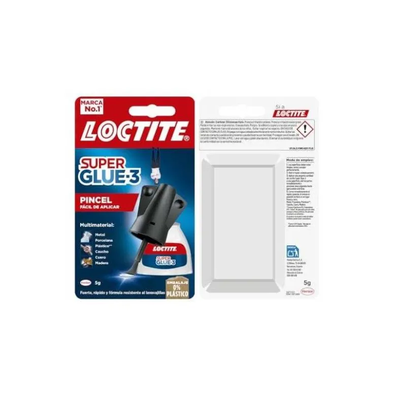 Pegamento loctite 5 gr aplicador de pincel adhesivo instantaneo