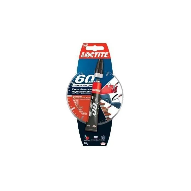PEGAMENTO LOCTITE UNIVERSAL GLUE EXTRA FUERTE 60 SEGUNDOS 20 GR