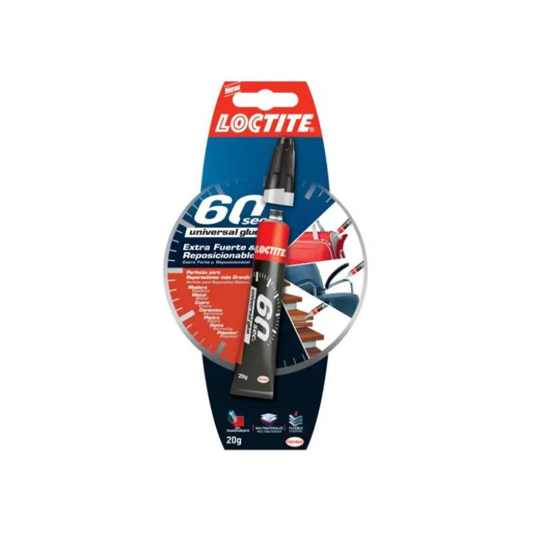 PEGAMENTO LOCTITE UNIVERSAL GLUE EXTRA FUERTE 60 SEGUNDOS 20 GR