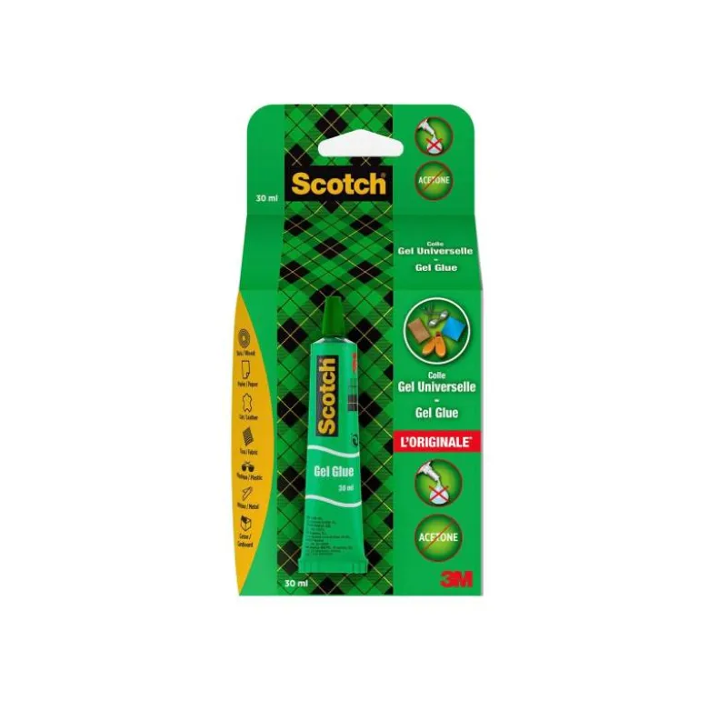 Pegamento marca Scotch gel universal multiuso tubo de 30 gr