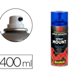 Pegamento 3M en spray adhesivo reposicionable. Bote 400 ml