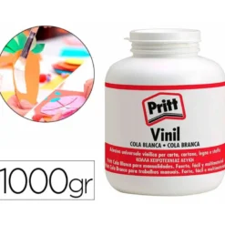 PEGAMENTO PRITT COLA VINILICA BLANCA BOTE DE 1000 GR