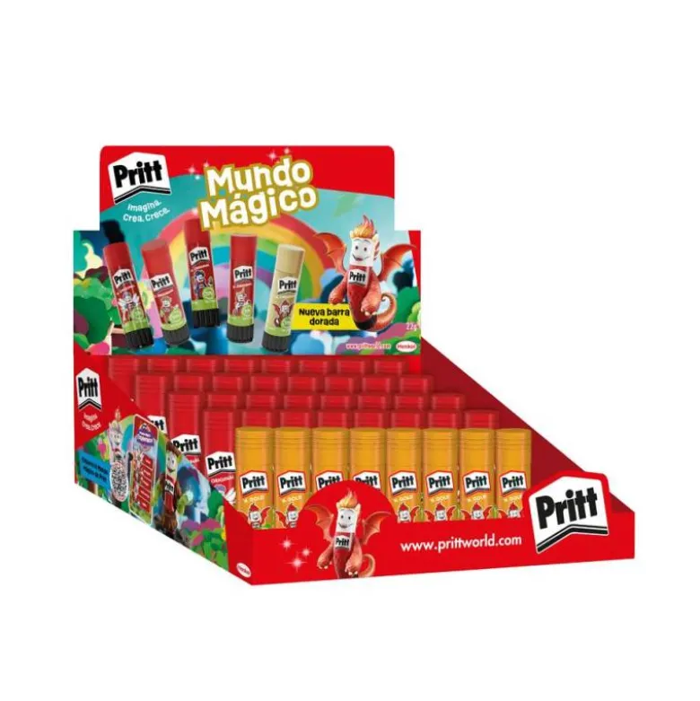 PEGAMENTO PRITT EN BARRA 22 G VAC 2026 EXPOSITOR DE 40 UNIDADES