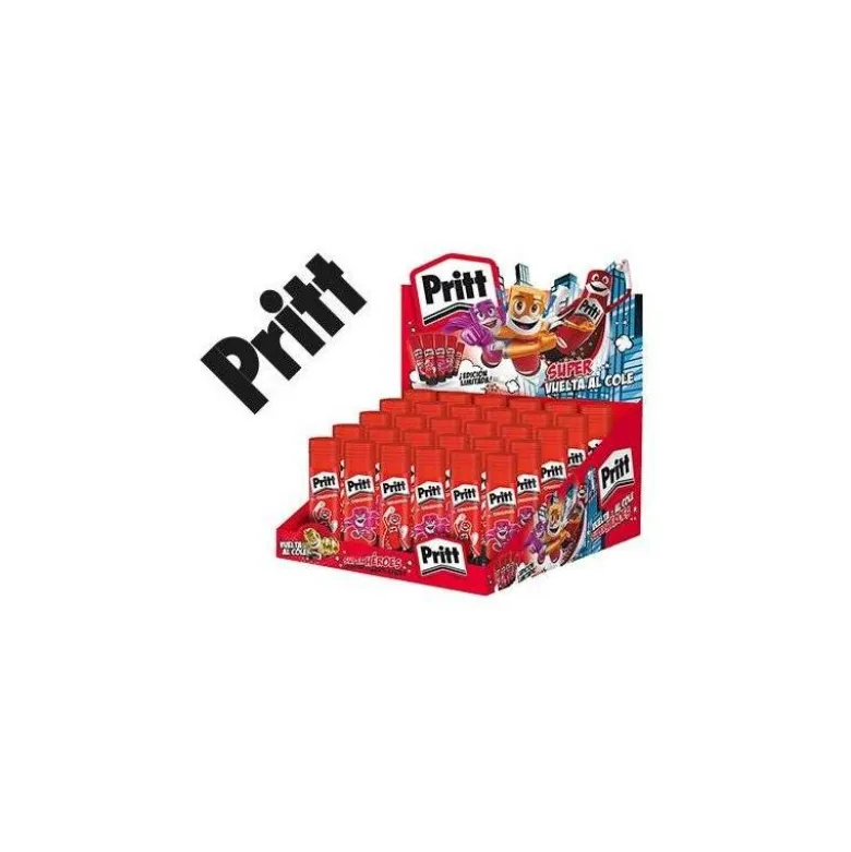 PEGAMENTO PRITT EN BARRA 43 G VAC 2026 EXPOSITOR DE 30 UNIDADES